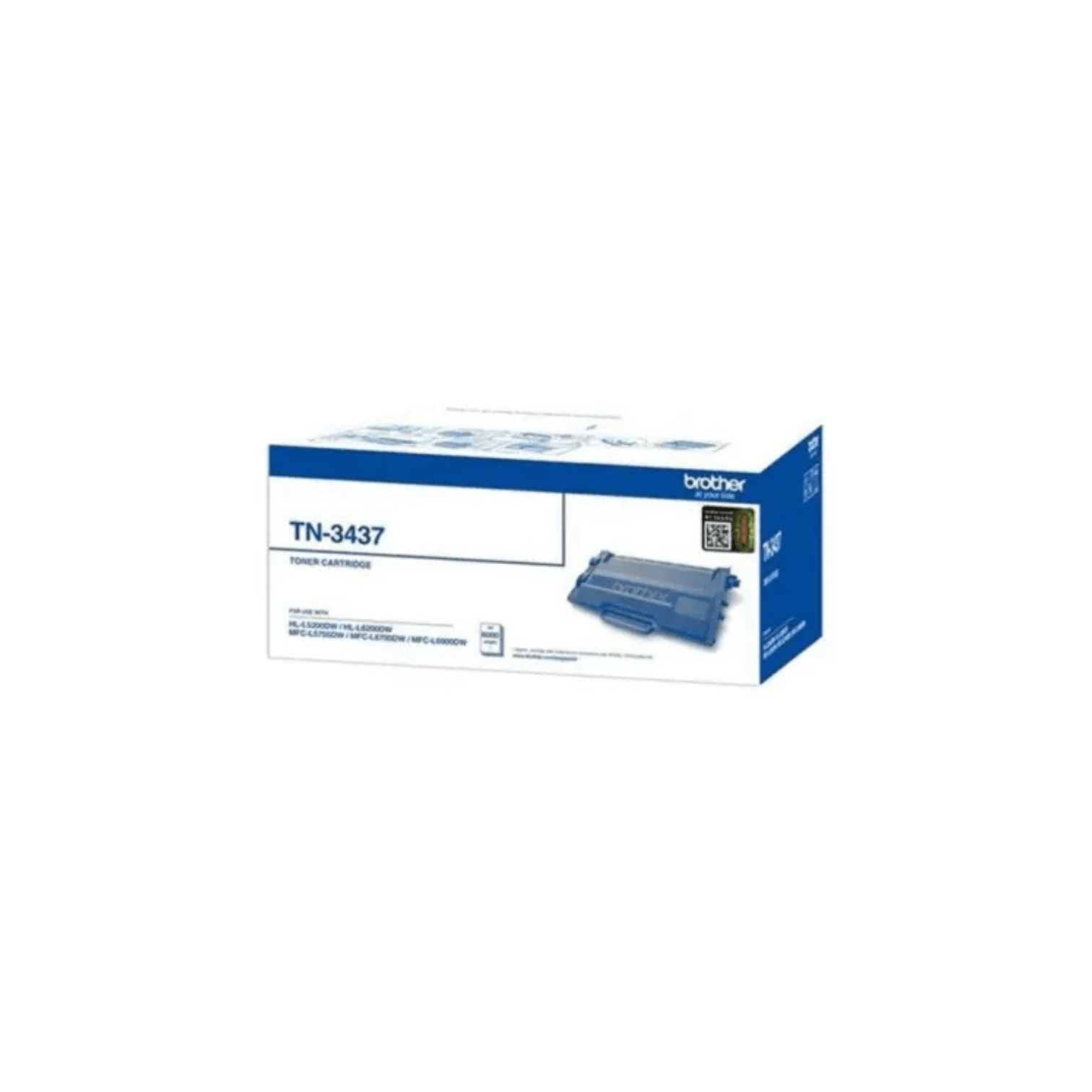Brother Toner Cartridge 8 000 Page Yield - Black (TN3437)